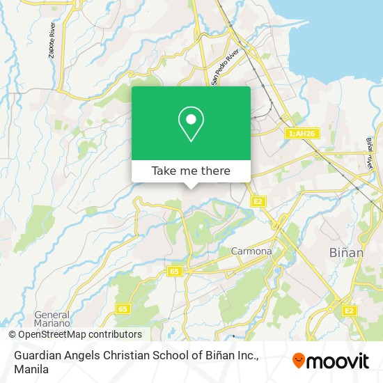 Guardian Angels Christian School of Biñan Inc. map