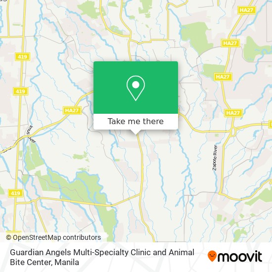 Guardian Angels Multi-Specialty Clinic and Animal Bite Center map