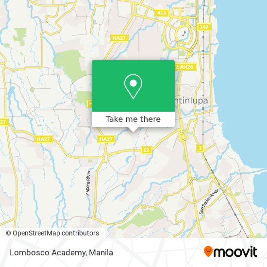 Lombosco Academy map