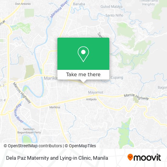 Dela Paz Maternity and Lying-in Clinic map