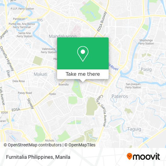 Furnitalia Philippines map