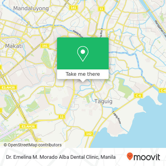 Dr. Emelina M. Morado Alba Dental Clinic map