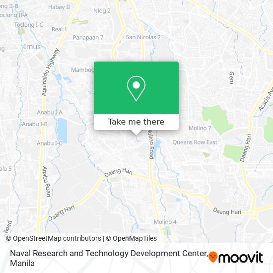 Naval Research and Technology Development Center map