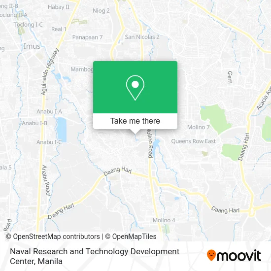 Naval Research and Technology Development Center map