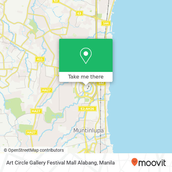 Art Circle Gallery Festival Mall Alabang map