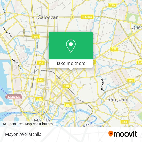 Mayon Ave map