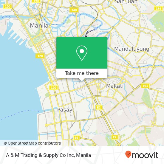 A & M Trading & Supply Co Inc map