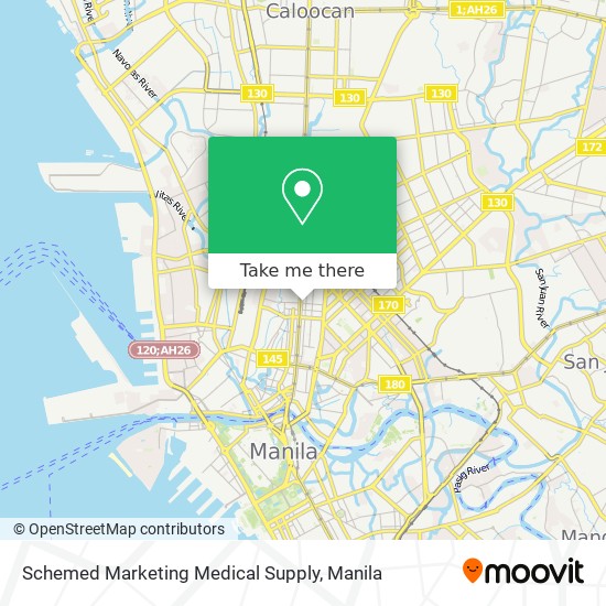 Schemed Marketing Medical Supply map