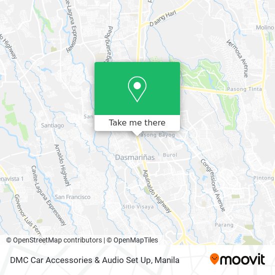 DMC Car Accessories & Audio Set Up map