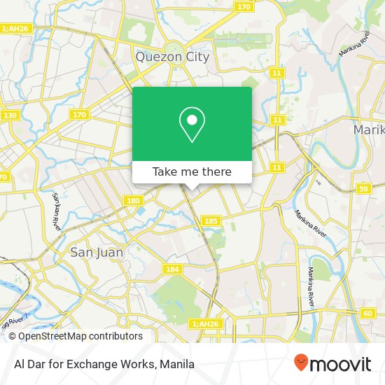 Al Dar for Exchange Works map