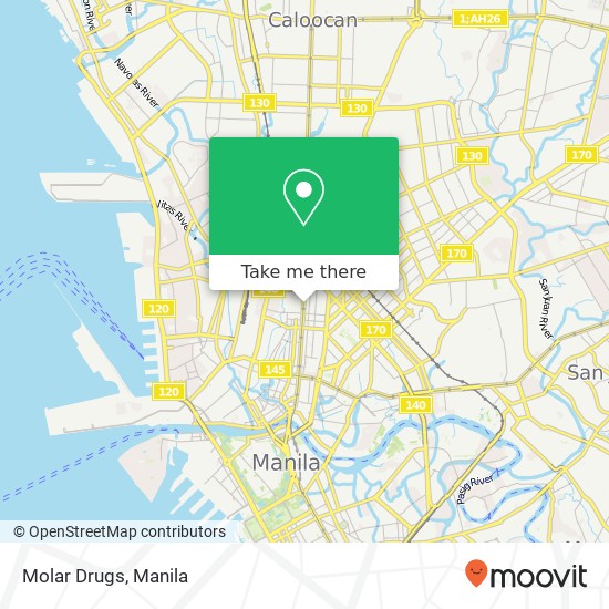 Molar Drugs map