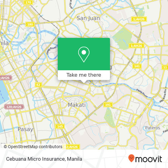 Cebuana Micro Insurance map