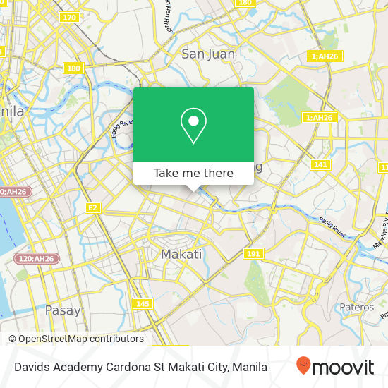 Davids Academy Cardona St Makati City map