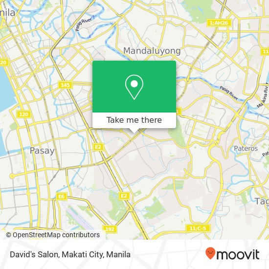 David's Salon, Makati City map