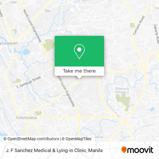 J. F Sanchez Medical & Lying-in Clinic map