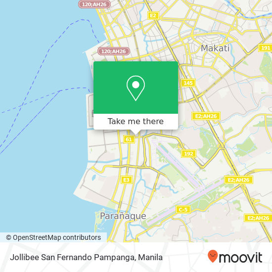 Jollibee San Fernando Pampanga map