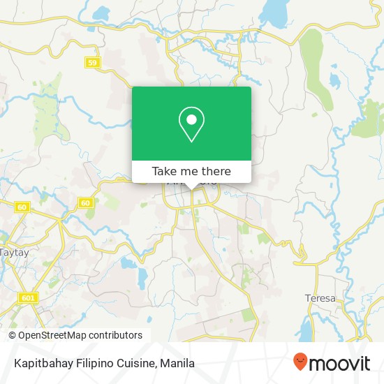 Kapitbahay Filipino Cuisine map