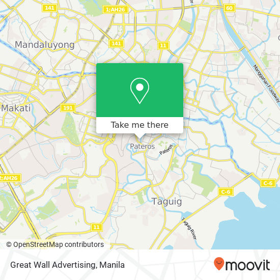 Great Wall Advertising map