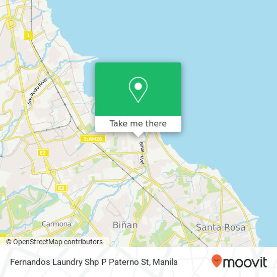 Fernandos Laundry Shp P Paterno St map