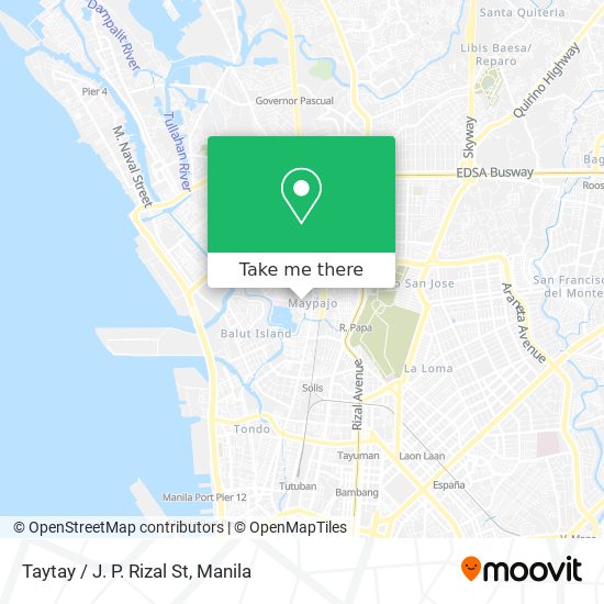 Taytay / J. P. Rizal St map