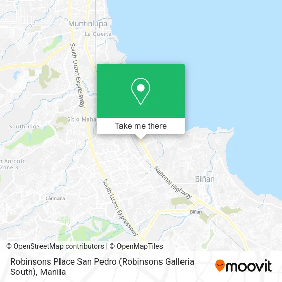 Robinsons Place San Pedro (Robinsons Galleria South) map