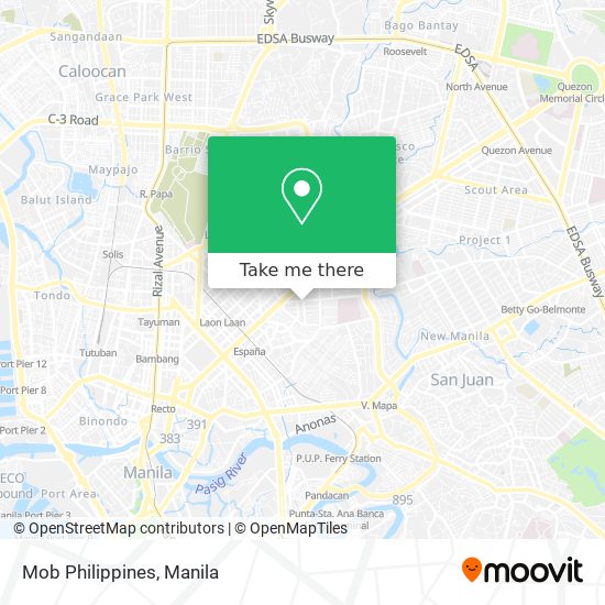Mob Philippines map