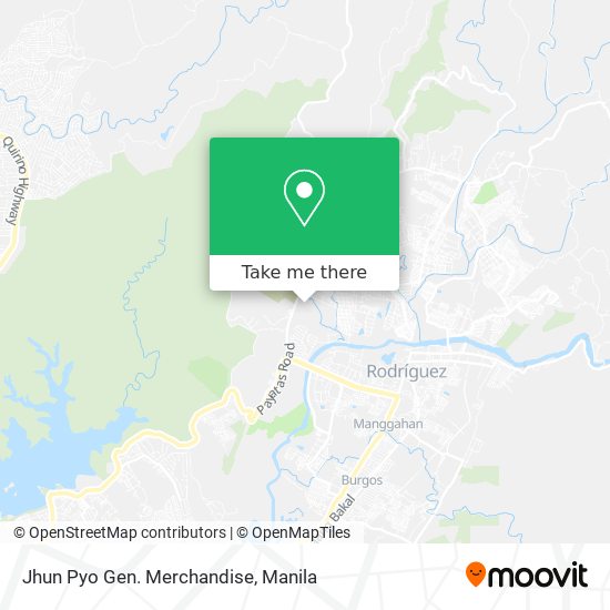 Jhun Pyo Gen. Merchandise map