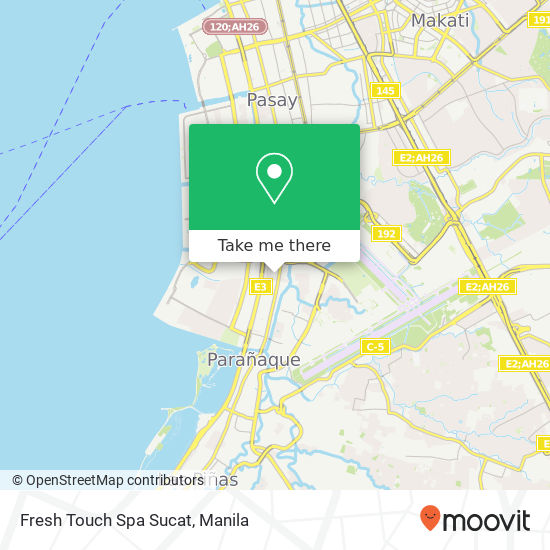 Fresh Touch Spa Sucat map
