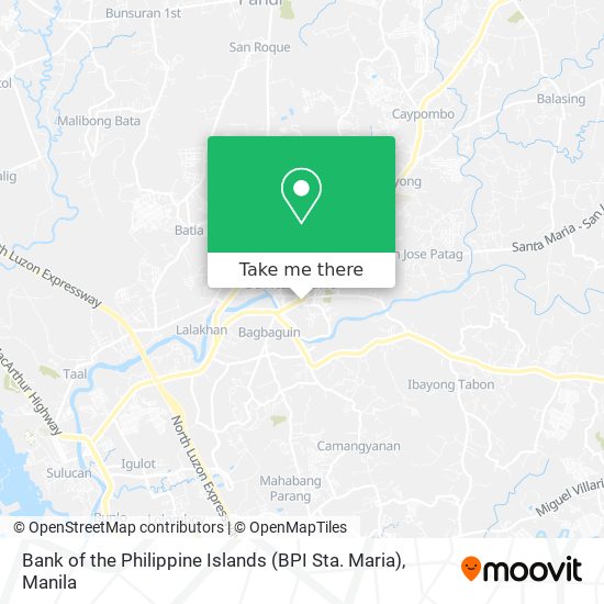 Bank of the Philippine Islands (BPI Sta. Maria) map