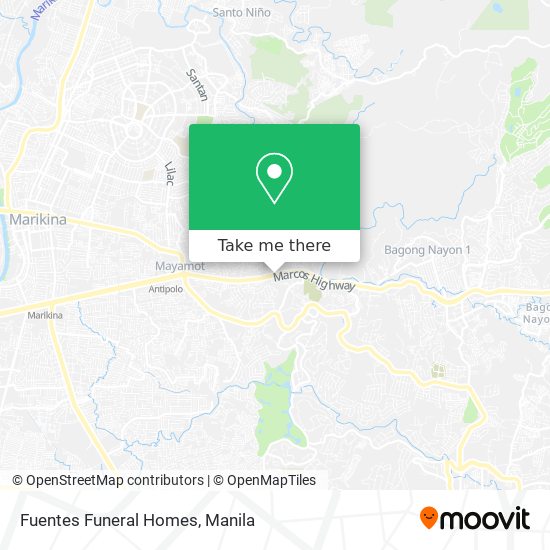 Fuentes Funeral Homes map