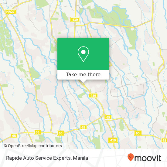 Rapide Auto Service Experts map