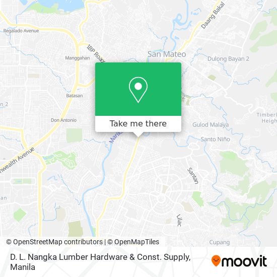 D. L. Nangka Lumber Hardware & Const. Supply map
