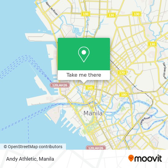 Andy Athletic map