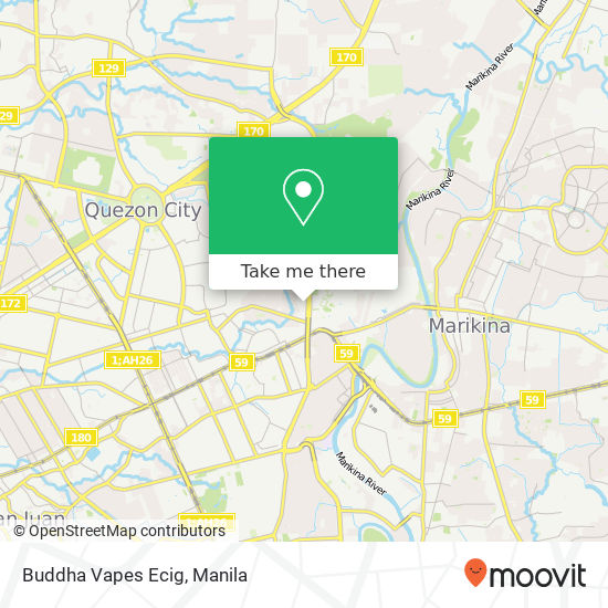 Buddha Vapes Ecig map
