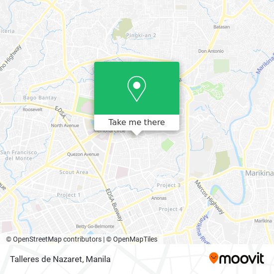 Talleres de Nazaret map