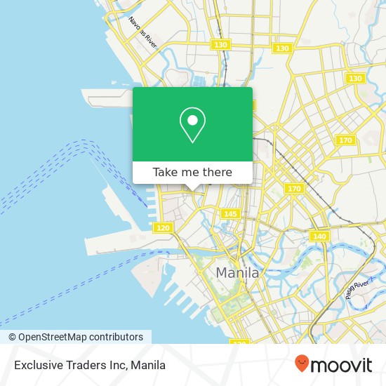 Exclusive Traders Inc map