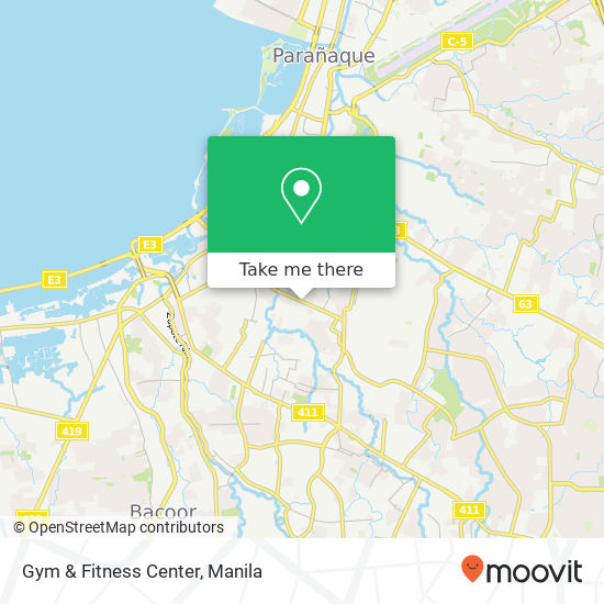 Gym & Fitness Center map