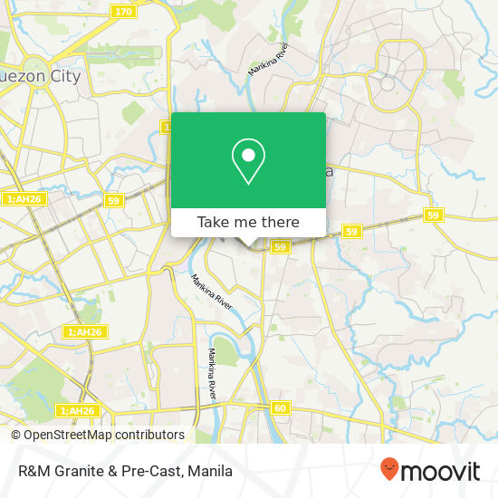 R&M Granite & Pre-Cast map