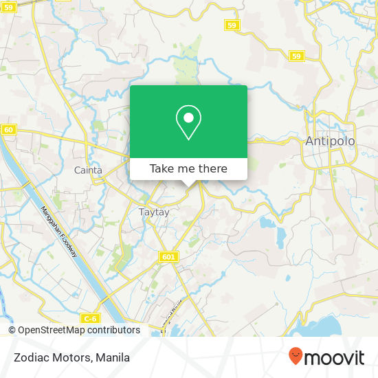 Zodiac Motors map