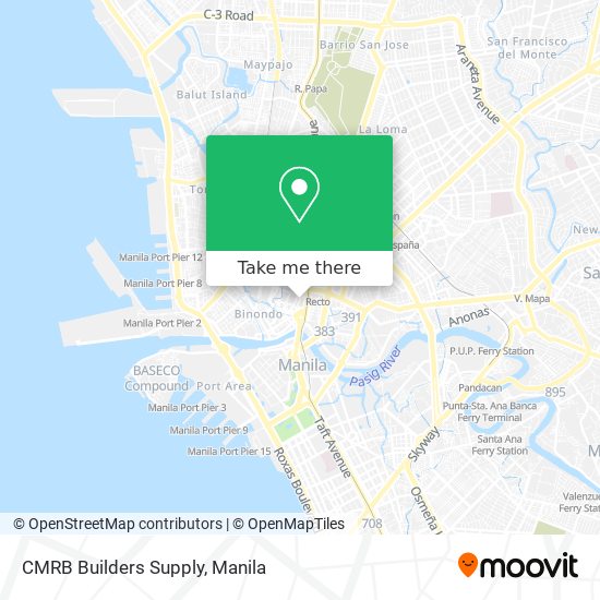 CMRB Builders Supply map