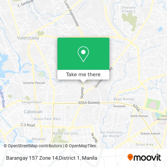 Barangay 157 Zone 14,District 1 map