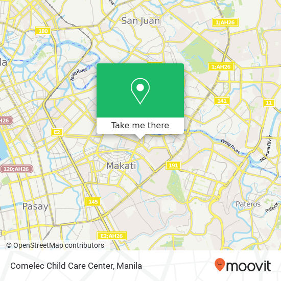 Comelec Child Care Center map