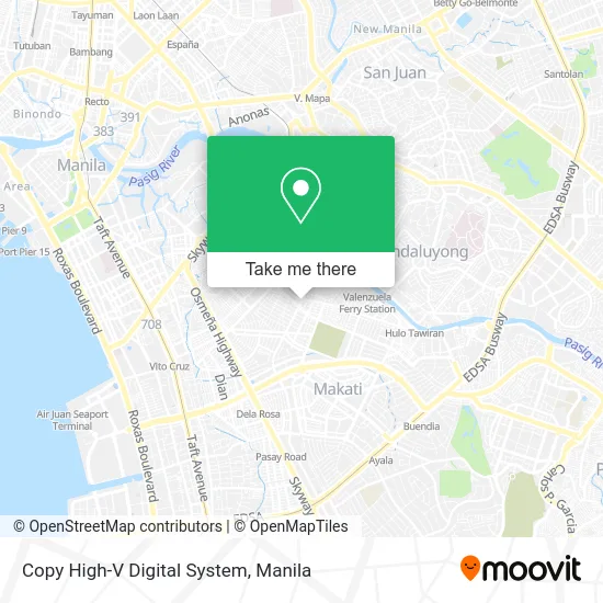 Copy High-V Digital System map