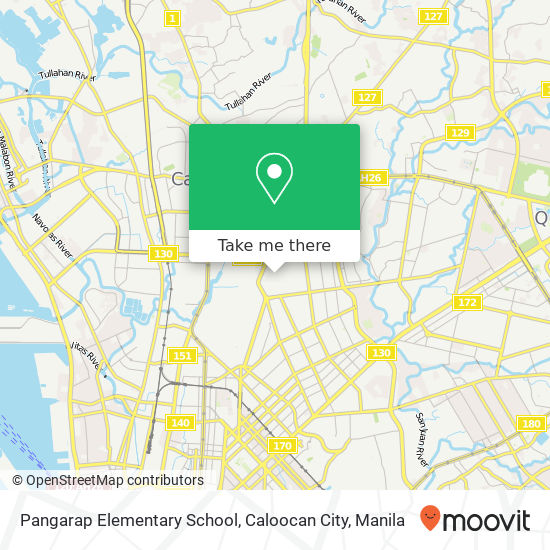 Pangarap Elementary School, Caloocan City map