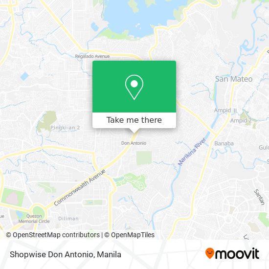 Shopwise Don Antonio map