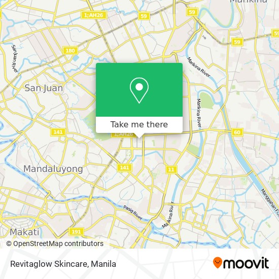 Revitaglow Skincare map