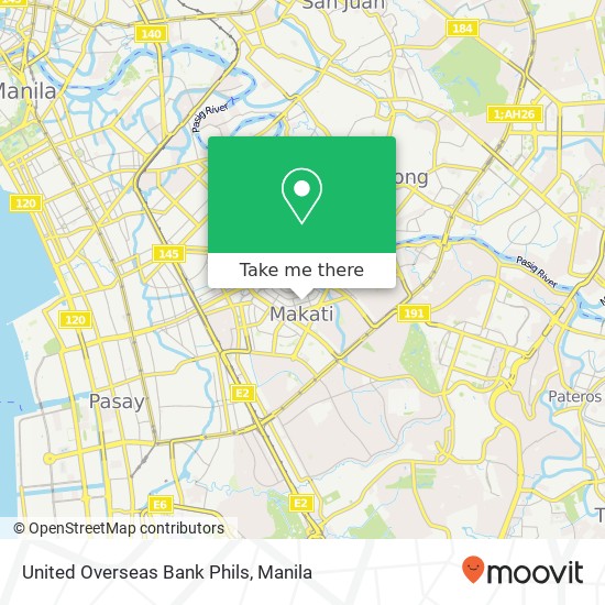 United Overseas Bank Phils map