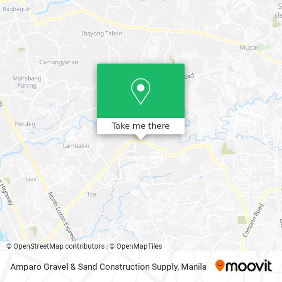 Amparo Gravel & Sand Construction Supply map