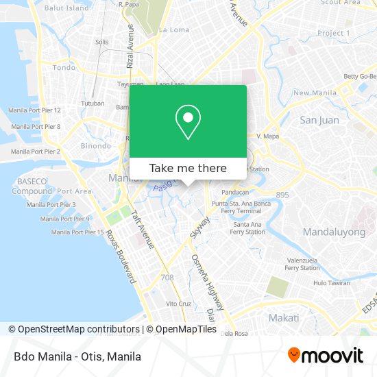 Bdo Manila - Otis map