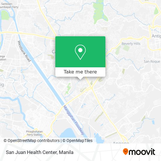 San Juan Health Center map